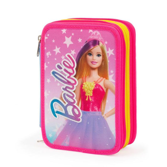 Astuccio Scuola Triplo Barbie Giochi Preziosi