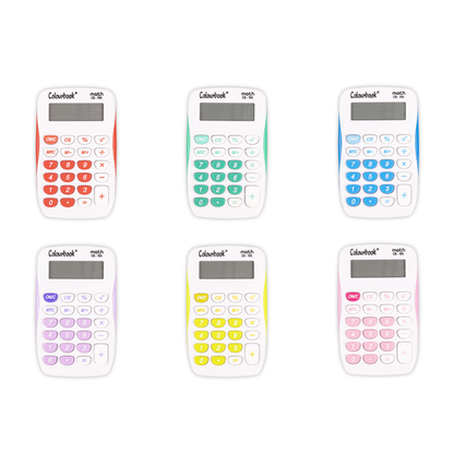 CALCOLATRICE 8 CIFRE MATH CB-195 COLOURBOOK