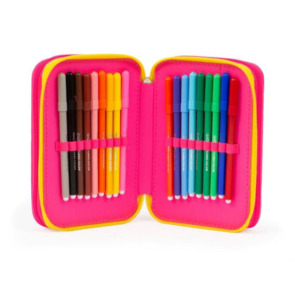 Astuccio Scuola Triplo Barbie Giochi Preziosi