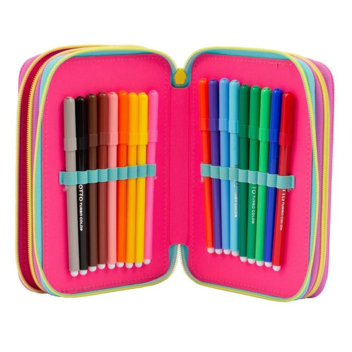 Astuccio Scuola Triplo Barbie Giochi Preziosi