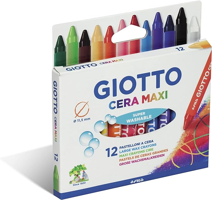 GIOTTO CERA MAXI, Ast. 12 pz