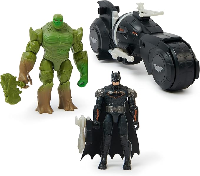 BATMAN DC Comics, vs. Swamp Thing Armoury Attack Batcycle