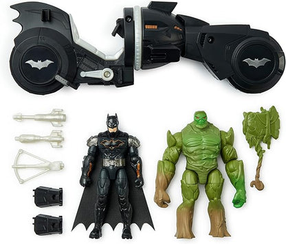 BATMAN DC Comics, vs. Swamp Thing Armoury Attack Batcycle