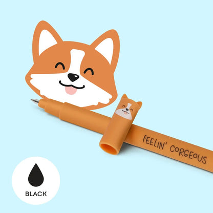 Penna Gel Cancellabile Corgi