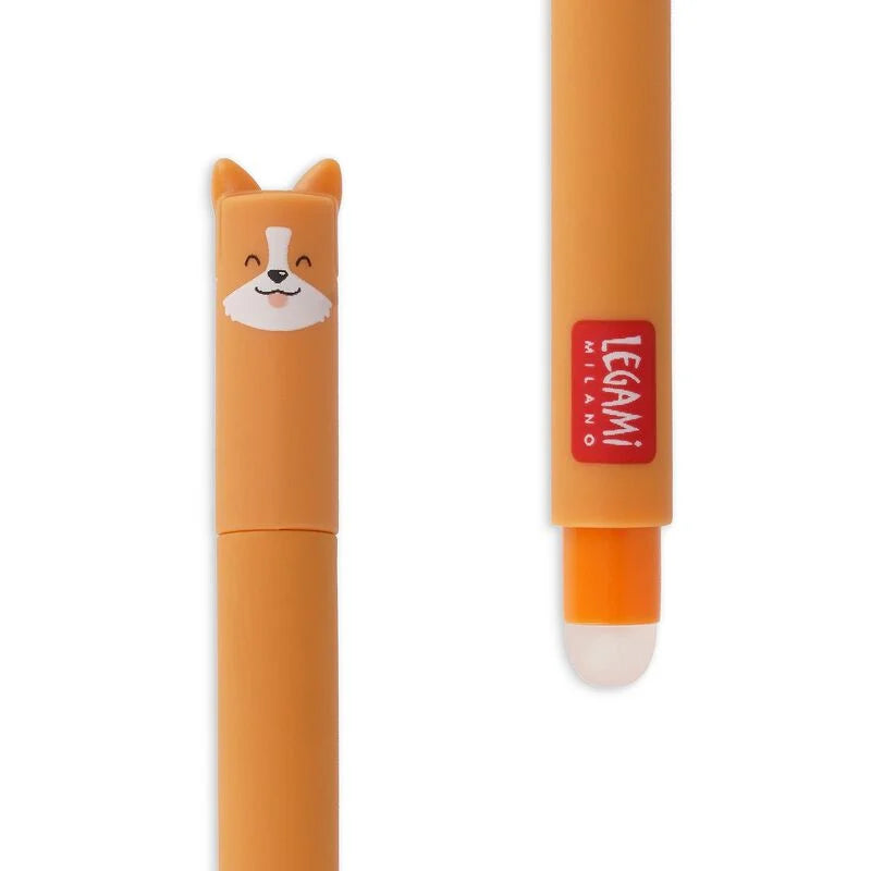 Penna Gel Cancellabile Corgi