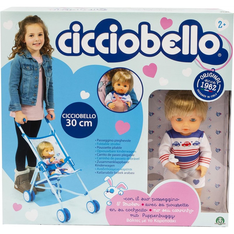 CICCIOBELLO – BAMBOLA CON PASSEGGINO