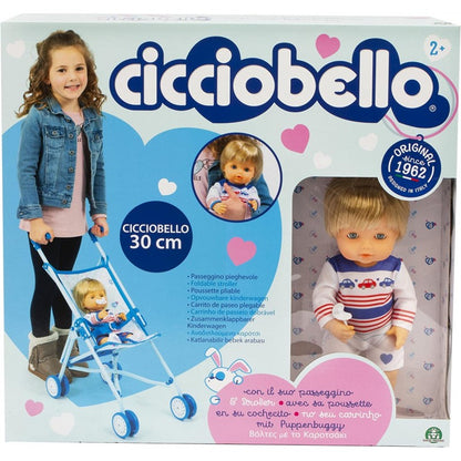 CICCIOBELLO – BAMBOLA CON PASSEGGINO