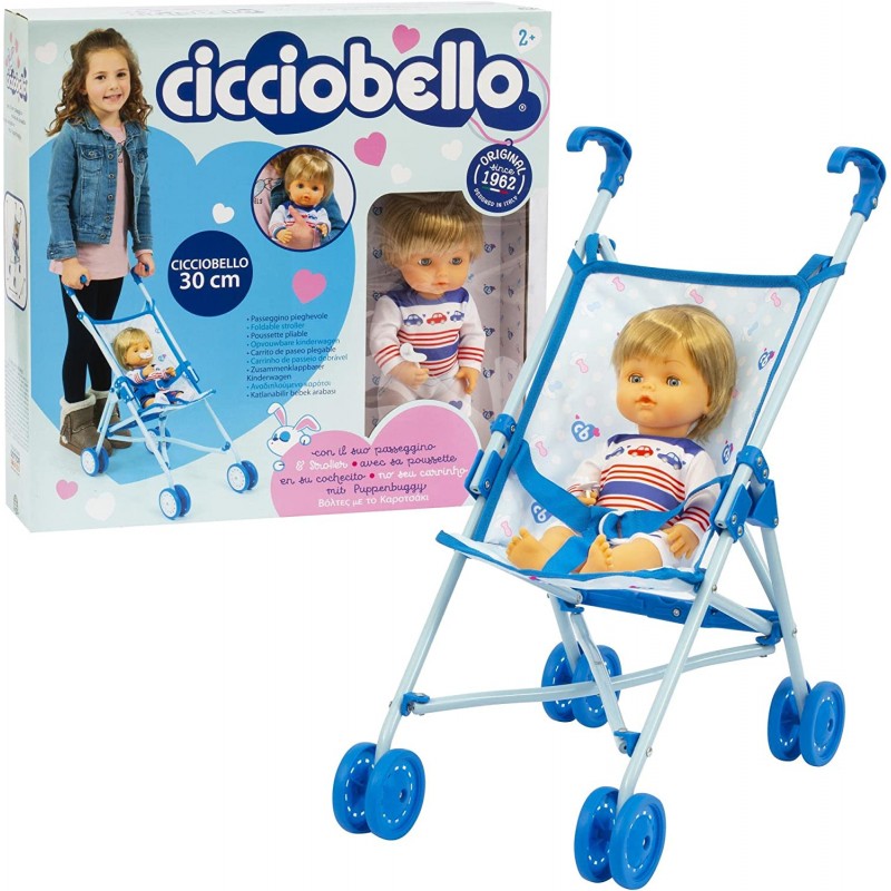 CICCIOBELLO – BAMBOLA CON PASSEGGINO